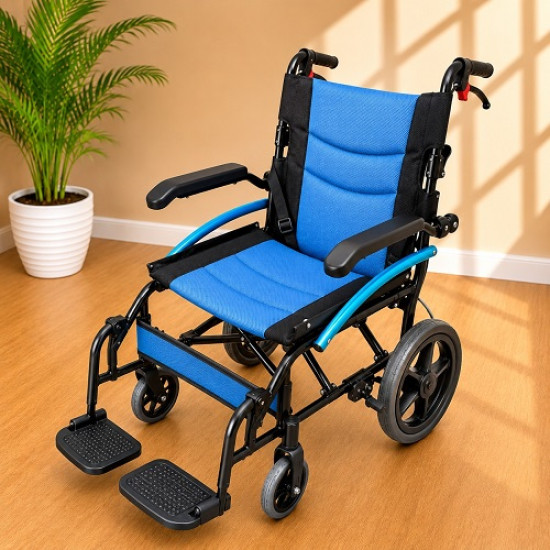 Aluminium Ultralight Wheelchair with Flip-up Armrest & Footrest Aluminium Ultralight Wheelchair with Flip-up Armrest & Footrest