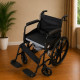 Folding Commode Wheelchair with Attendant Brakes & Safety Belt Folding Commode Wheelchair with Attendant Brakes & Safety Belt