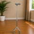 Height Adjustable Quadripod Walking Stick