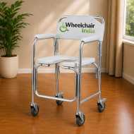 Karma Rainbow 10 Aluminium Commode Chair with Wheels Karma Rainbow 10 Aluminium Commode Chair with Wheels