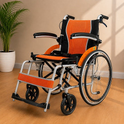 Karma Ryder 5 Wheelchair Manual Wheelchair With Flipup Armrest And Detachable Footrest