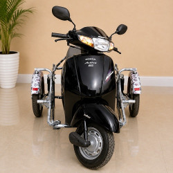 Side Wheel Attachment Kit For Activa Black