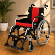 Vissco Superio Aluminium Wheelchair with Removable Big Wheels Vissco Superio Aluminium Wheelchair with Removable Big Wheels