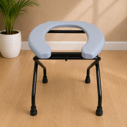 Open Front Commode Stool