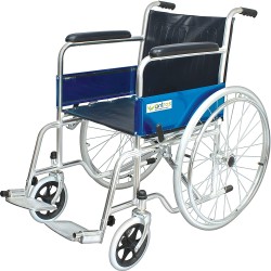 Entros Adjustable Stainless Steel Foldable Wheel Chair