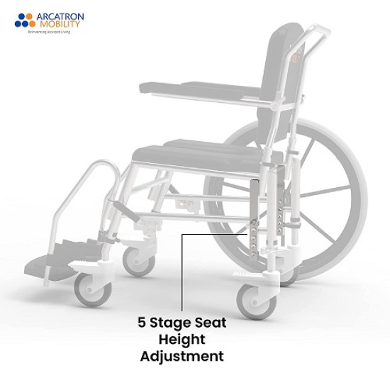 Prime SSS100 | Self Propelled Shower Commode Wheelchair Prime SSS100 | Self Propelled Shower Commode Wheelchair