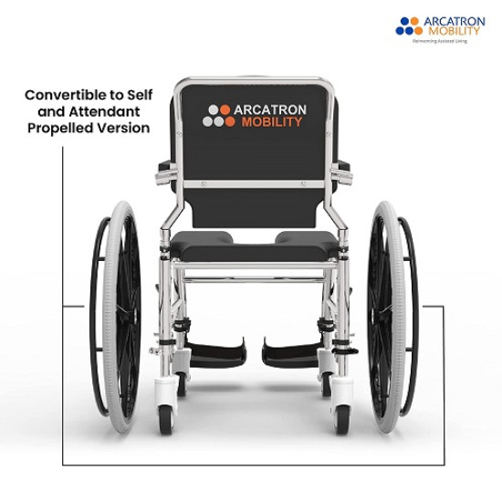 Prime SSS100 | Self Propelled Shower Commode Wheelchair Prime SSS100 | Self Propelled Shower Commode Wheelchair