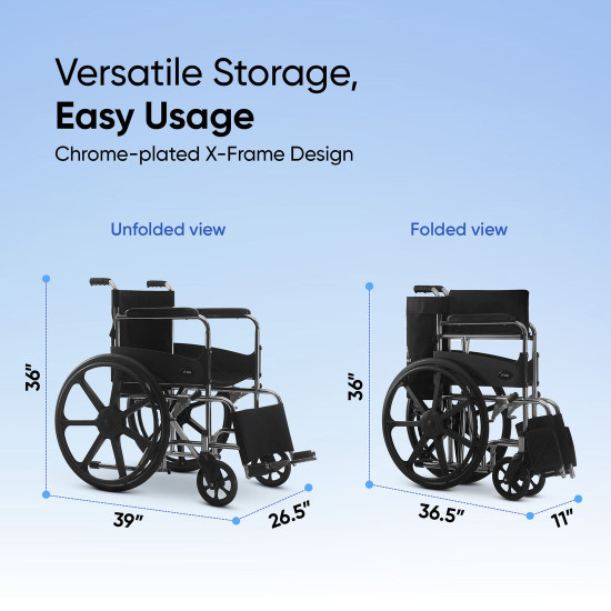 Frido FSS100 | Foldable Wheelchair Frido FSS100 | Foldable Wheelchair