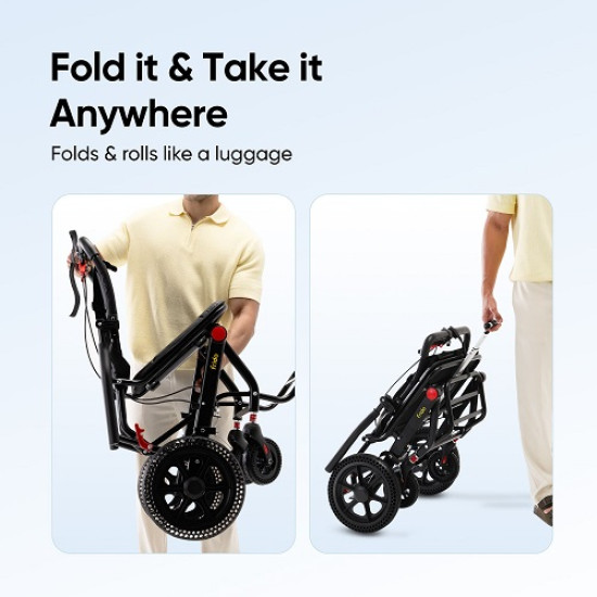 Frido Foldable Travel Plus Wheelchair Frido Foldable Travel Plus Wheelchair