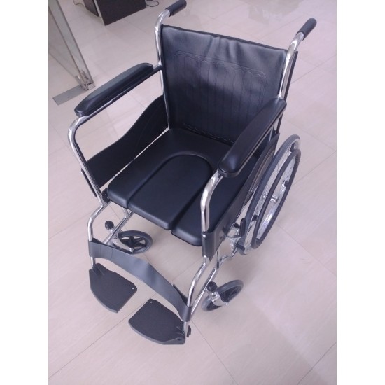 Commode Folding Wheelchair