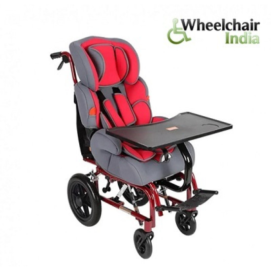 Specially designed Pediatric Wheelchair with Safety Seat & Dining Table