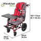 Specially designed Pediatric Wheelchair with Safety Seat & Dining Table
