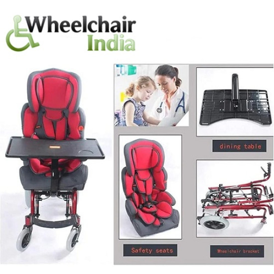 Specially designed Pediatric Wheelchair with Safety Seat & Dining Table