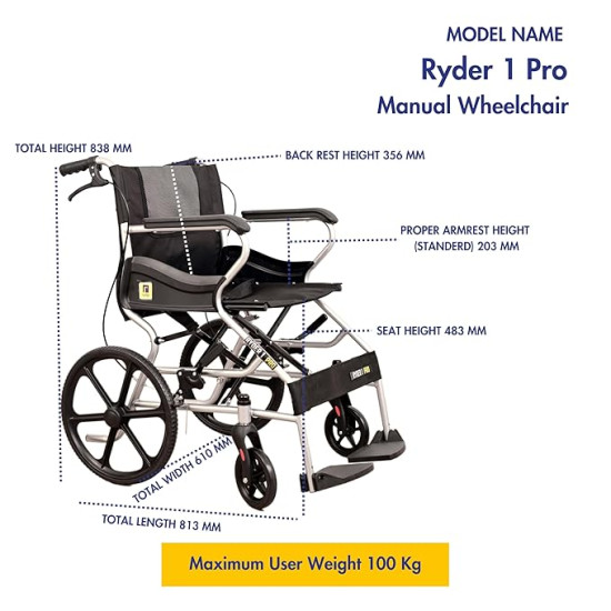 Karma Ryder-1 Pro Manual Wheelchair