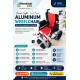 Aluminum wheelchair with flip up armrest and footrest