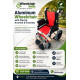 Aluminum wheelchair with flip up armrest and footrest