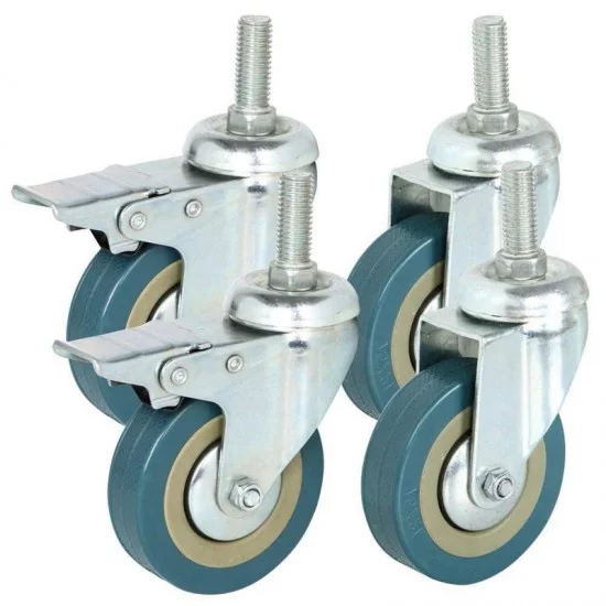 4PCS Heavy Duty 3 Inch Castor Wheels Complete Set 1199