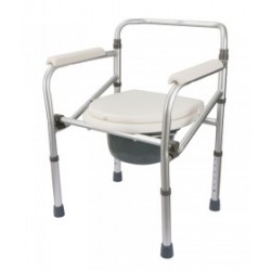 Aluminium Height Adjustable Commode Chair
