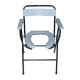 Folding Commode Chair With Cut Seat Folding Commode Chair With Cut Seat