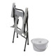Folding Commode Chair With Cut Seat Folding Commode Chair With Cut Seat