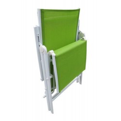 Folding Reclining Chair Leg Frame Green