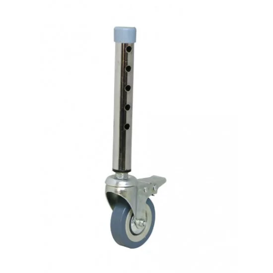 Commode Leg Height Adjustable Commode Chair Leg with Caster Wheels Break @ Rs 749 ...