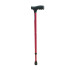Height Adjustable Walking Stick Red