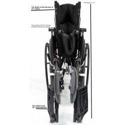 Karma KM 5000 F-24 Reclining Wheelchair 