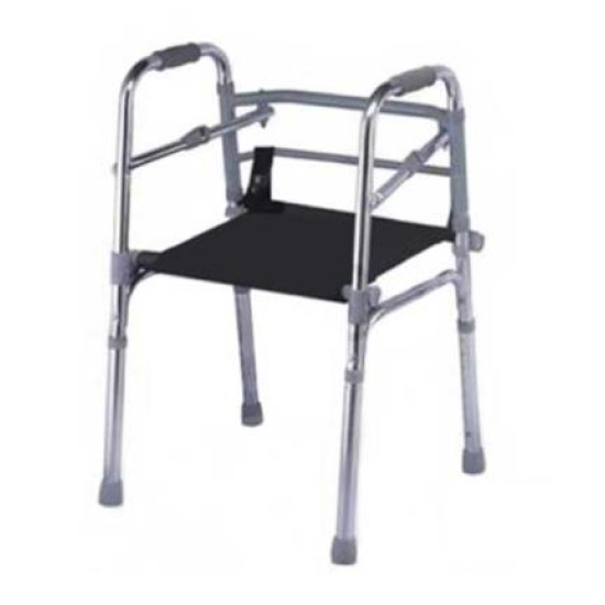 Lightweight Foldable Height Adjustable Walker With Seat Lightweight Foldable Height Adjustable Walker With Seat