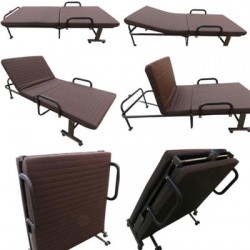 Portable Folding Bed with Mattress