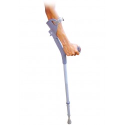 Vissco Invalid Elbow Crutches with Double Folding Handle