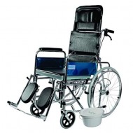 Vissco Rodeo Ext Reclining Wheelchair with Commode