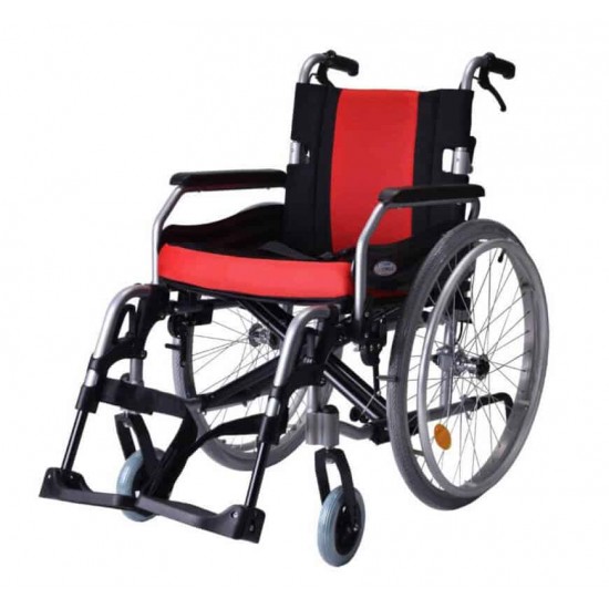 Vissco Superio Aluminium Wheelchair with Removable Big Wheels 