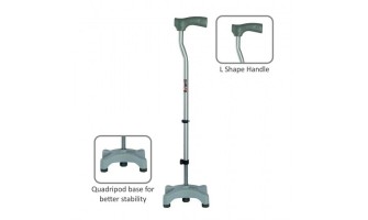 Vissco Avanti L Shape Quadripod Stick