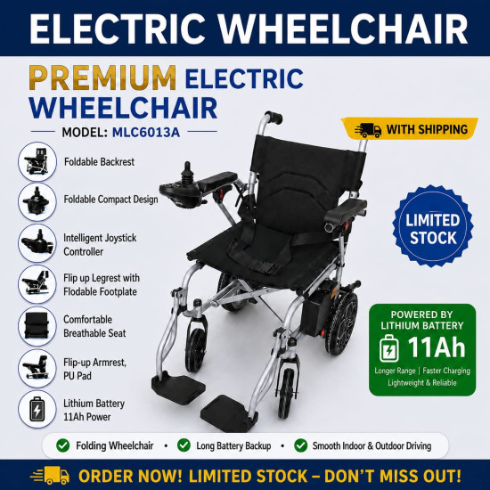 Premium ELECTRIC WHEELCHAIR WITH LITHIUM BATTERY Premium ELECTRIC WHEELCHAIR WITH LITHIUM BATTERY