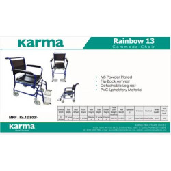 Karma Rainbow 13 Shower Commode Chair