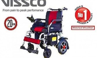 Vissco Zip Lite with Double Battery Power Wheelchair