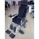 Power Wheelchair with Manual Footrest & Recliner