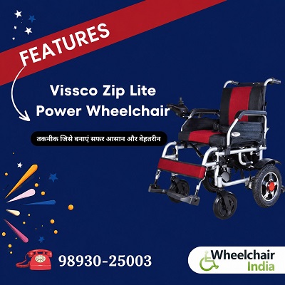 Vissco Zip Lite Power Wheelchair